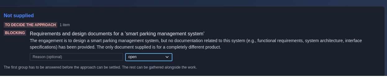 Not supplied